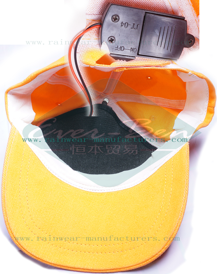 promotional baseball caps with light